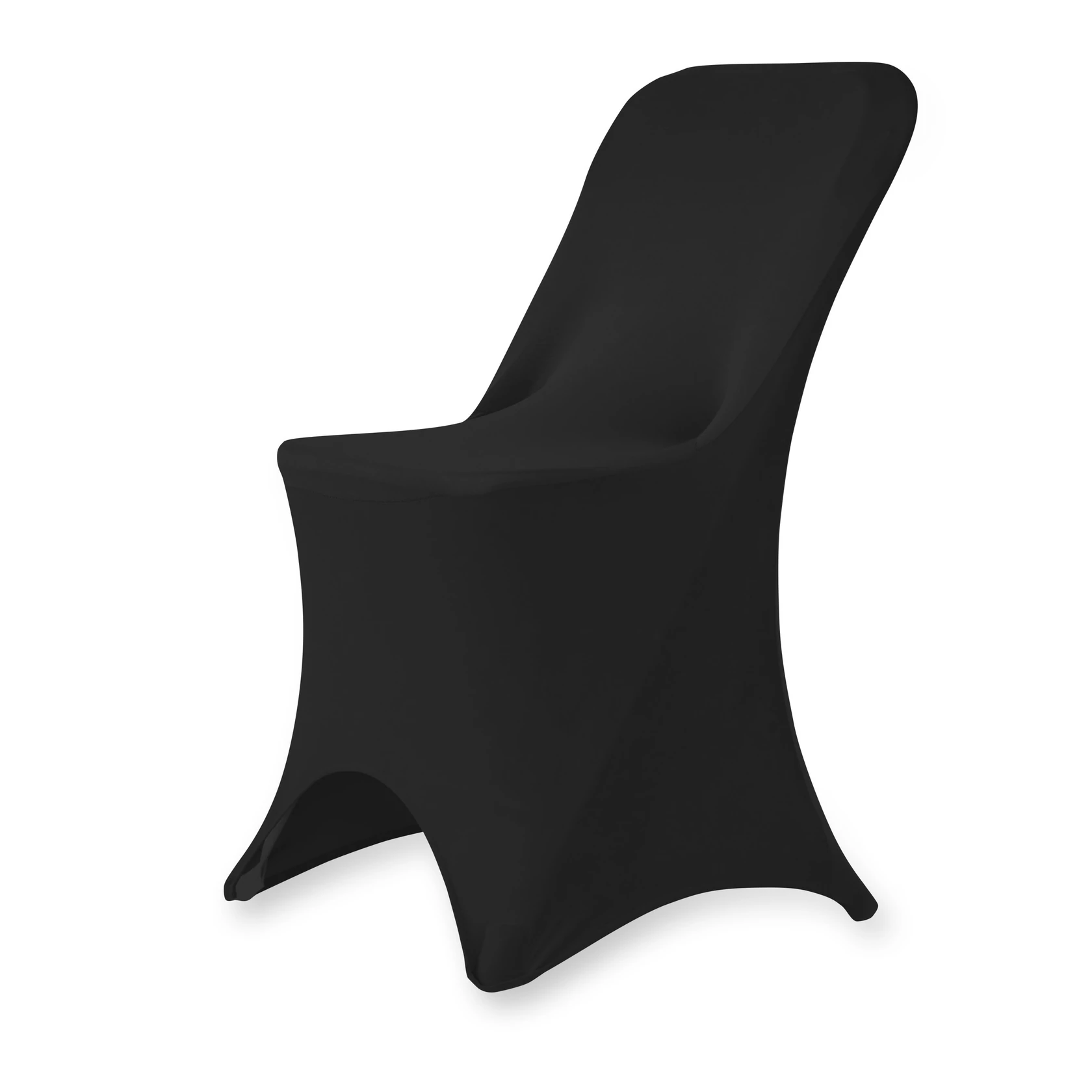 Stretch Banquet Chair Cover Black - ASAP Linen