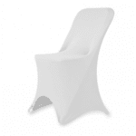 White spandex chair cover rental